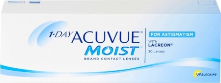 1 Day Acuvue Moist For Astigmatism 5  - Lentilles Essai - Produit pour lentilles